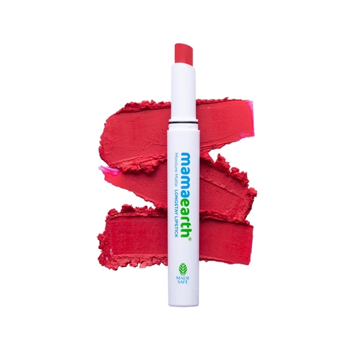 Moisture Matte Longstay Lipstick with Avocado Oil & Vitamin E for 12 Hour Long Stay-01- 2 g-RaspberryScarlet